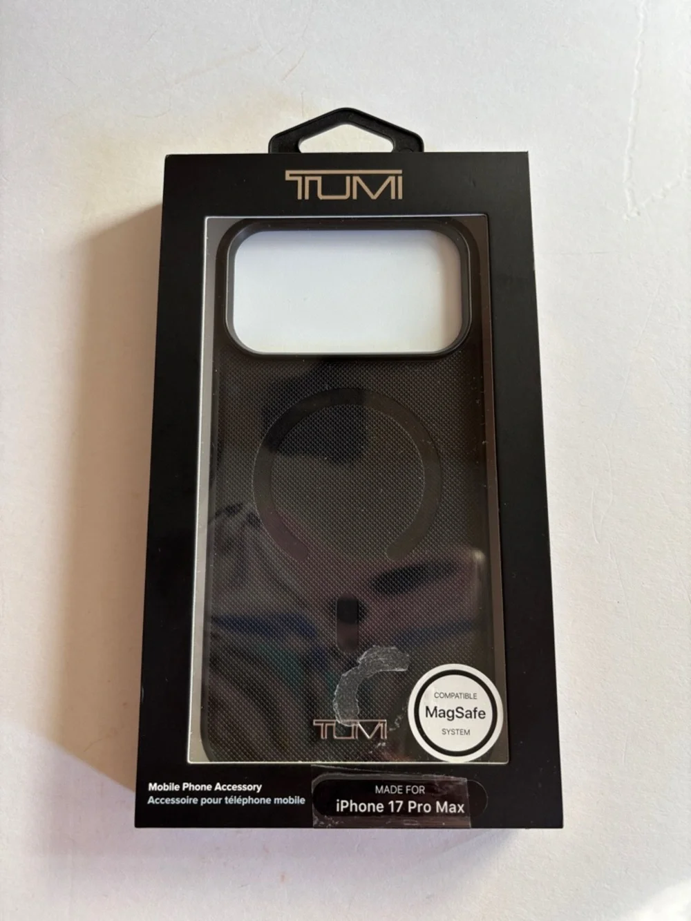 Tumi MagSafe case designed for the Apple iPhone 17 Pro Max.